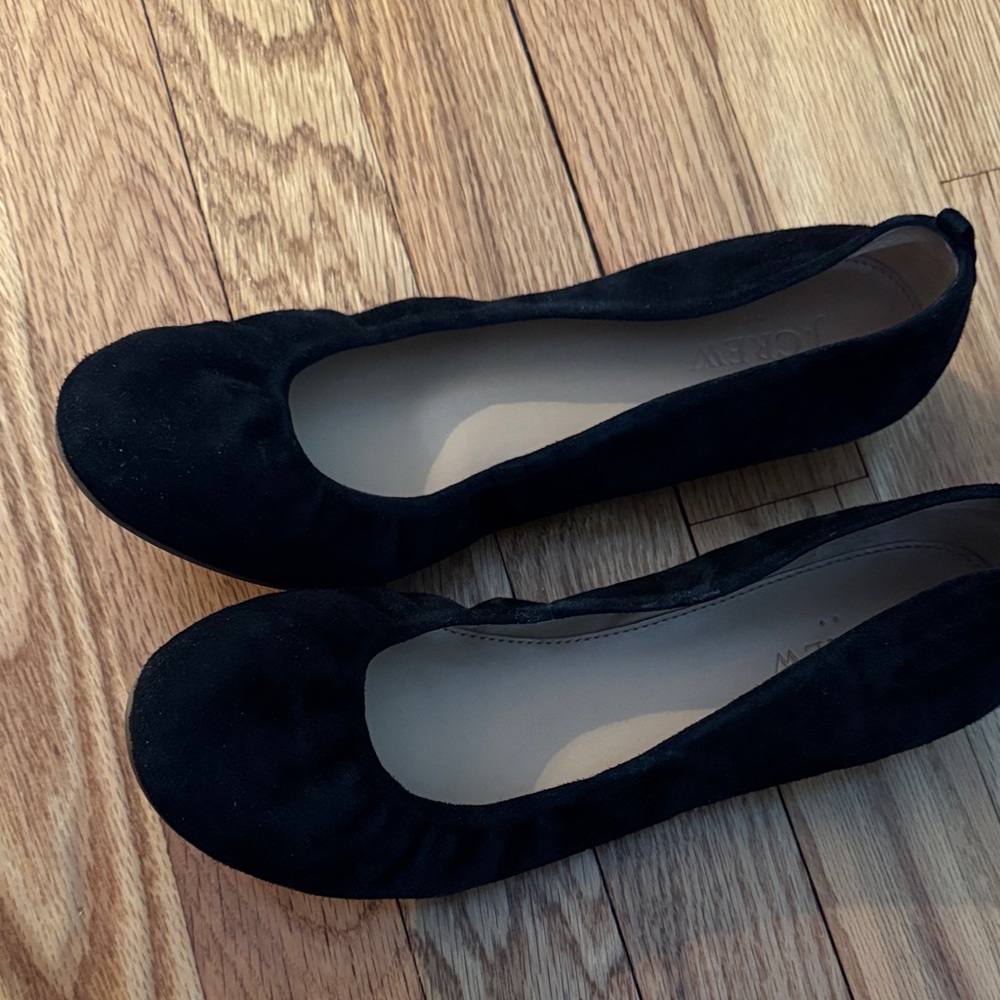 J.Crew Suede Ballet Flats